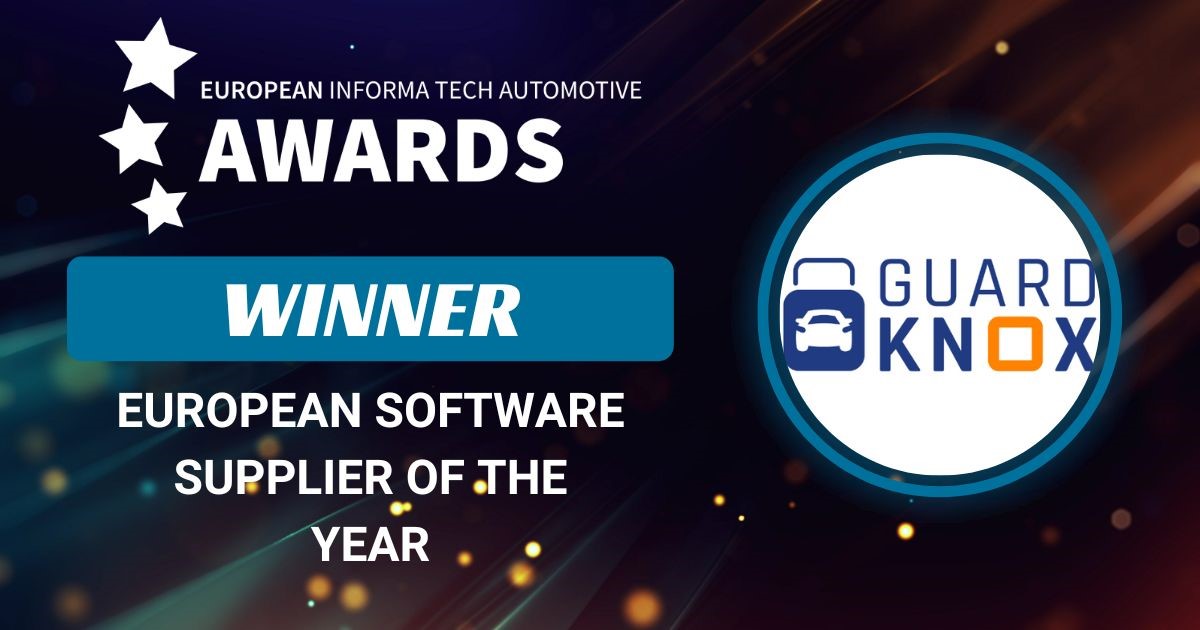 GuardKnox Crowned European Software Supplier of the Year